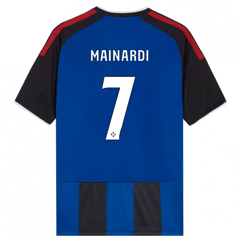DanxenレディースGianmarco Mainardi#7ブラック レッド ホワイト ブルーホームシャツ2026/27ジャージーユニフォーム