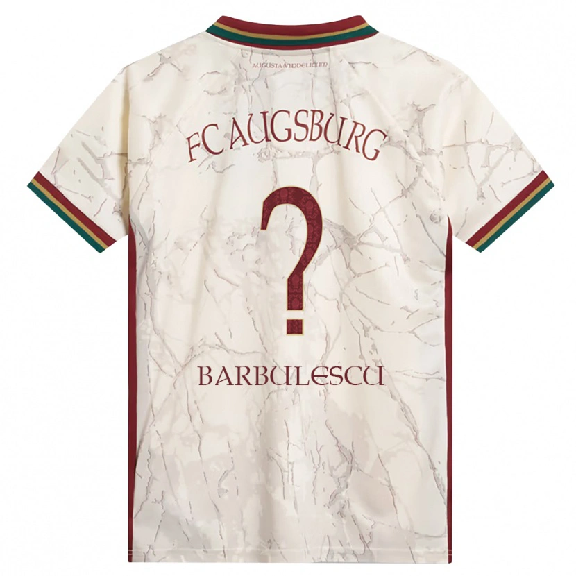 DanxenレディースLuca Bărbulescu#0グリーン ライス ホワイト バーガンディホームシャツ2026/27ジャージーユニフォーム