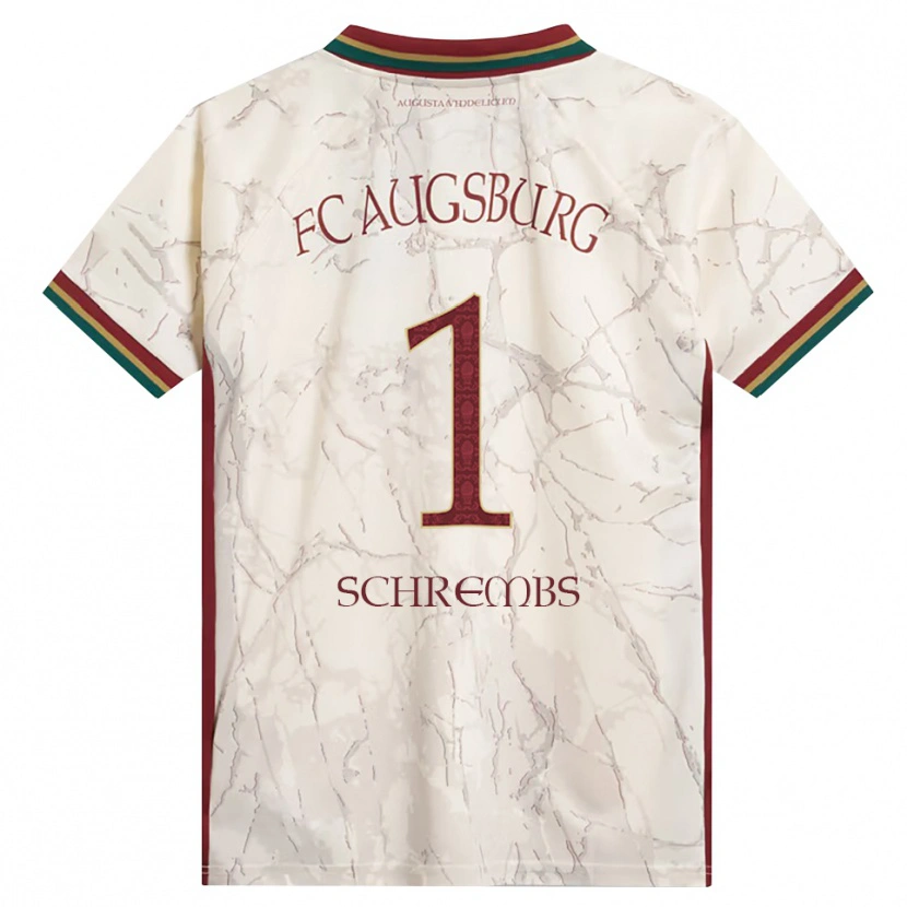 DanxenレディースLuis Schrembs#1グリーン ライス ホワイト バーガンディホームシャツ2026/27ジャージーユニフォーム