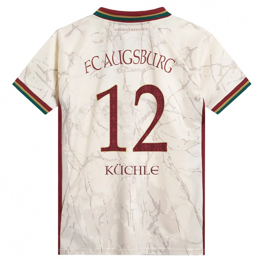 DanxenレディースJana Küchle#12グリーン ライス ホワイト バーガンディホームシャツ2026/27ジャージーユニフォーム