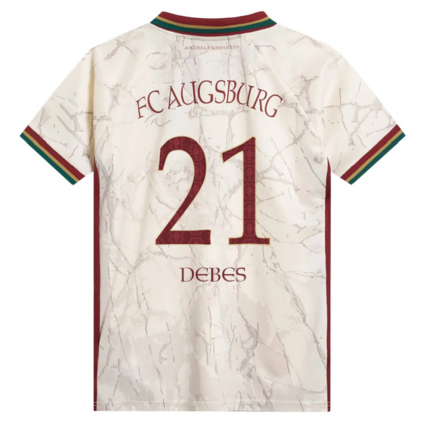 DanxenレディースMagdalena Debes#21グリーン ライス ホワイト バーガンディホームシャツ2026/27ジャージーユニフォーム