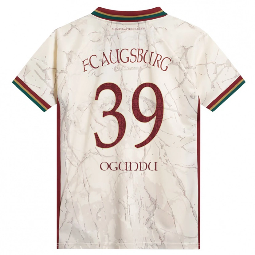 DanxenレディースUchenna Ogundu#39グリーン ライス ホワイト バーガンディホームシャツ2026/27ジャージーユニフォーム