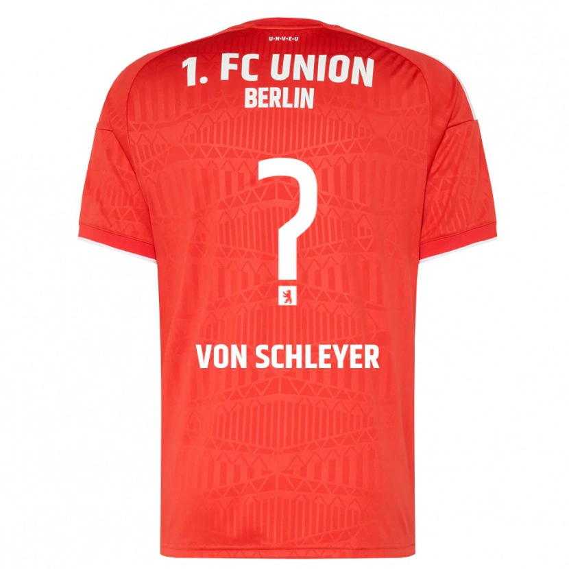 DanxenレディースLeopold Von Schleyer#0レッド ホワイトホームシャツ2026/27ジャージーユニフォーム