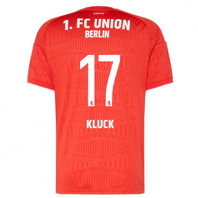 DanxenレディースPierre Kluck#17レッド ホワイトホームシャツ2026/27ジャージーユニフォーム