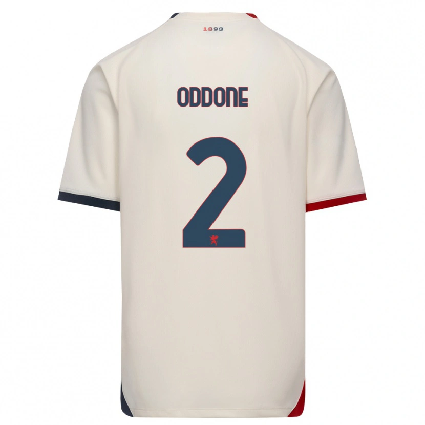 DanxenレディースRiccardo Oddone#2オフホワイト レッドアウェイシャツ2026/27ジャージーユニフォーム
