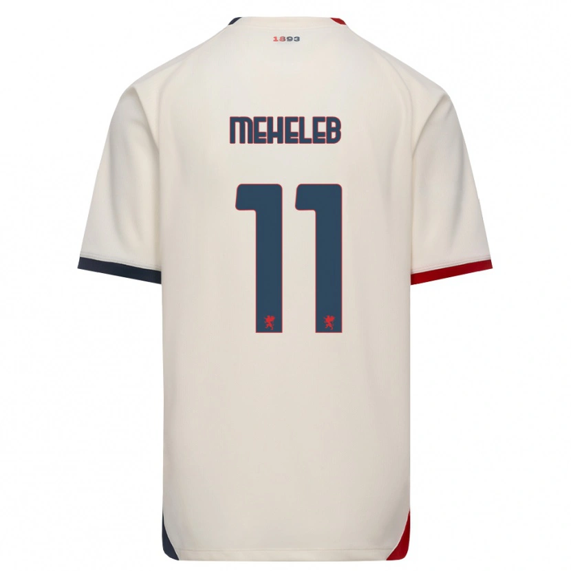 DanxenレディースSami Meheleb#11オフホワイト レッドアウェイシャツ2026/27ジャージーユニフォーム