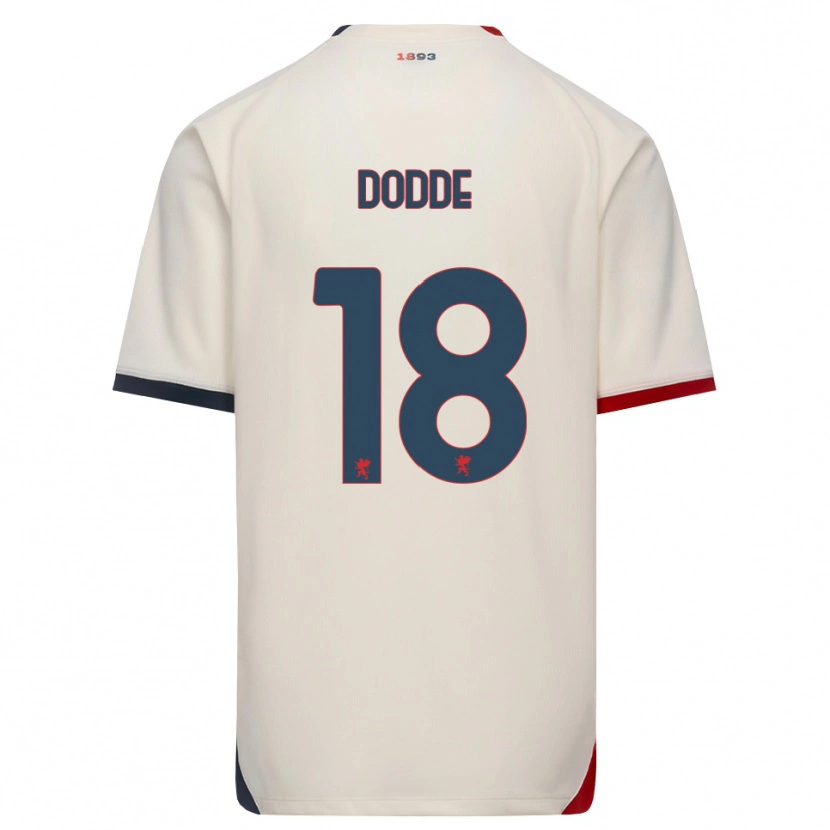 DanxenレディースFilippo Dodde#18オフホワイト レッドアウェイシャツ2026/27ジャージーユニフォーム
