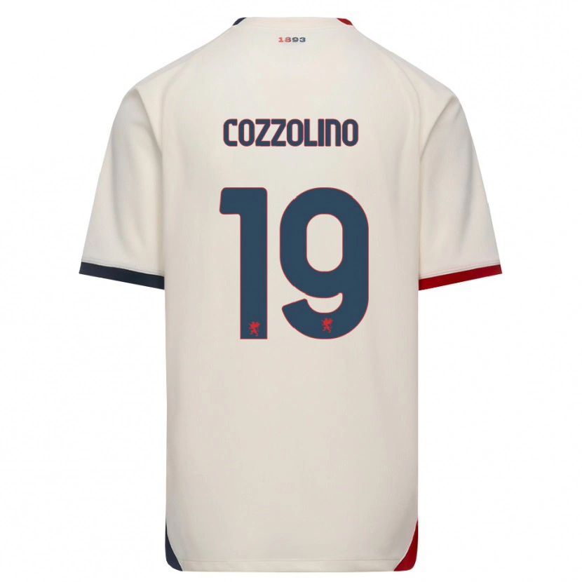DanxenレディースCarmine Cozzolino#19オフホワイト レッドアウェイシャツ2026/27ジャージーユニフォーム