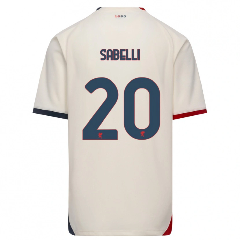 Danxenレディースステファノ・サベリ#20オフホワイト レッドアウェイシャツ2026/27ジャージーユニフォーム