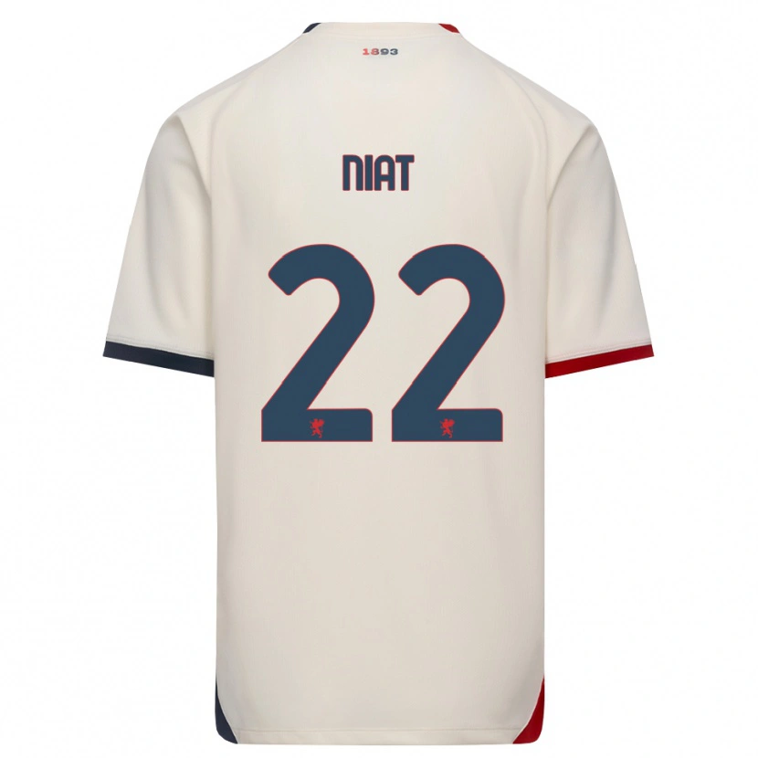 DanxenレディースYahvan Niat#22オフホワイト レッドアウェイシャツ2026/27ジャージーユニフォーム