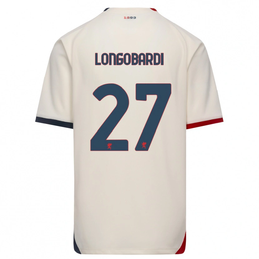 DanxenレディースGiovanni Longobardi#27オフホワイト レッドアウェイシャツ2026/27ジャージーユニフォーム