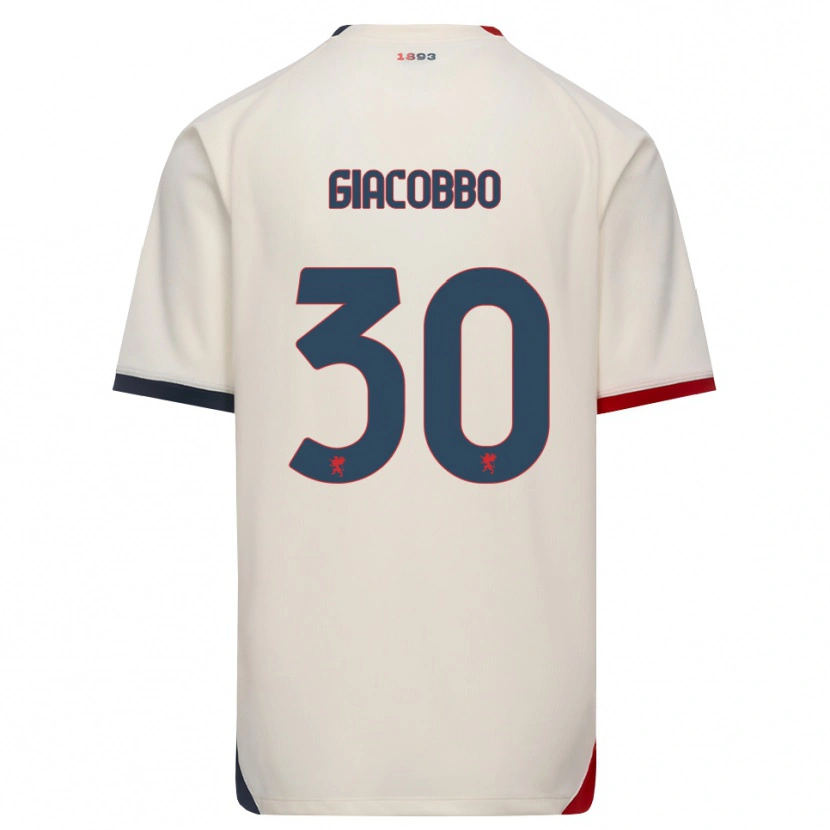DanxenレディースGiulia Giacobbo#30オフホワイト レッドアウェイシャツ2026/27ジャージーユニフォーム