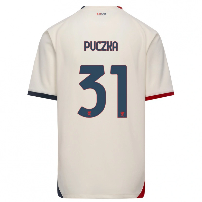 DanxenレディースDavid Puczka#31オフホワイト レッドアウェイシャツ2026/27ジャージーユニフォーム