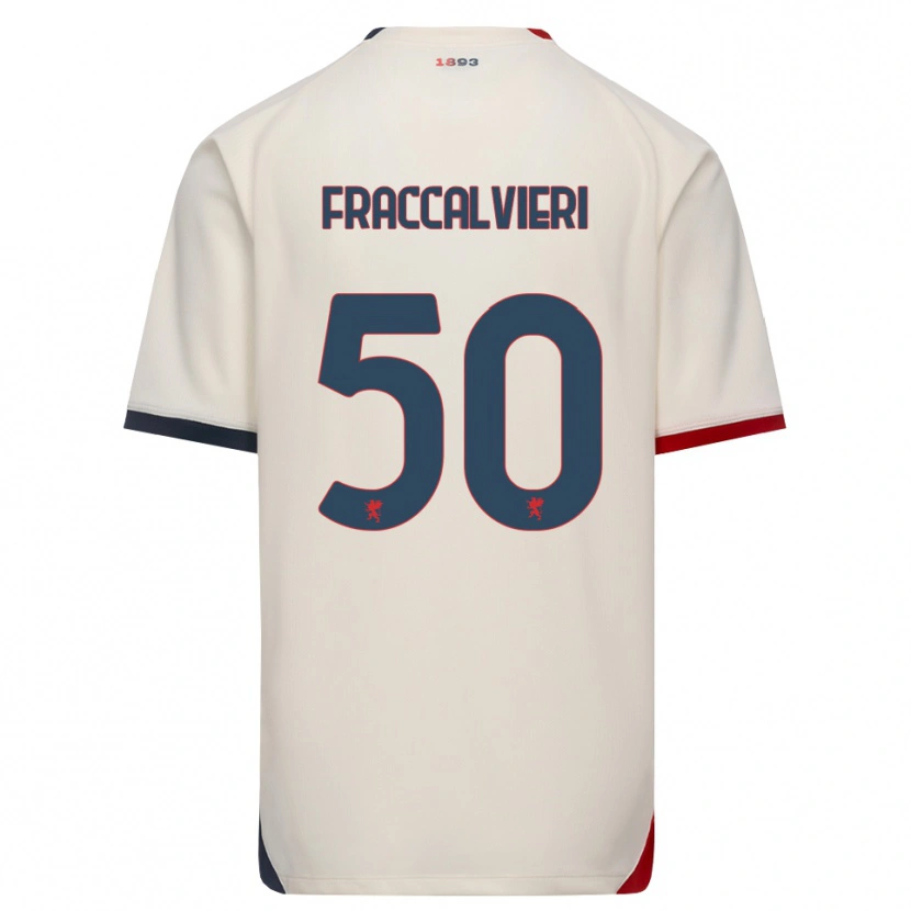 DanxenレディースMichele Fraccalvieri#50オフホワイト レッドアウェイシャツ2026/27ジャージーユニフォーム