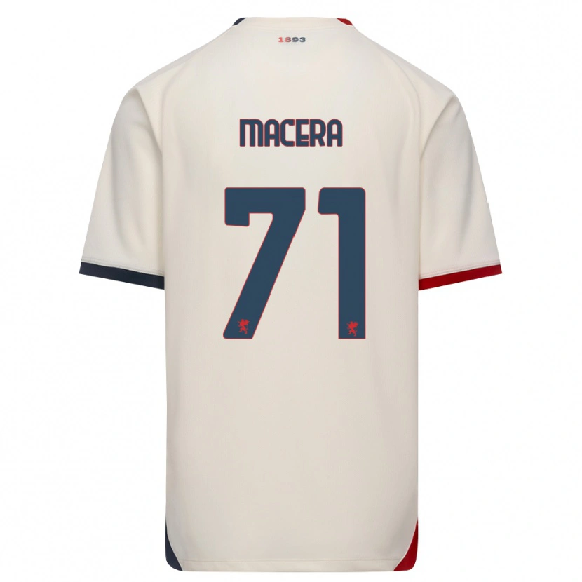DanxenレディースMatilde Macera#71オフホワイト レッドアウェイシャツ2026/27ジャージーユニフォーム