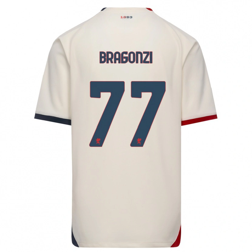 DanxenレディースAsia Bragonzi#77オフホワイト レッドアウェイシャツ2026/27ジャージーユニフォーム