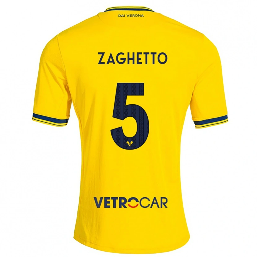 DanxenレディースHabib Zaghetto#5イエロー レッドアウェイシャツ2026/27ジャージーユニフォーム