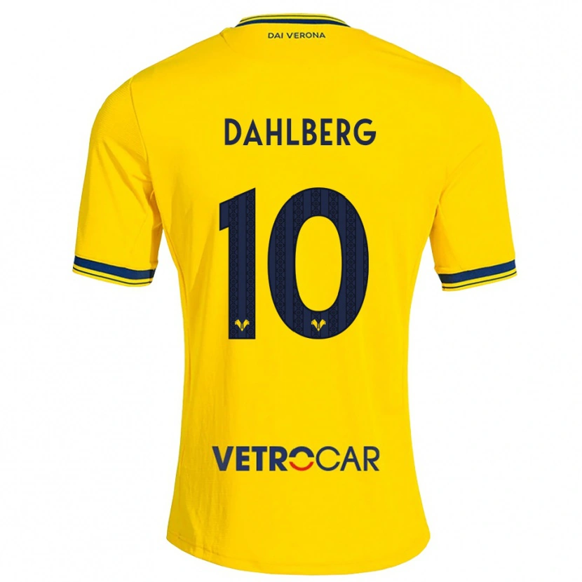 Danxenレディースヨンナ・ダールベリ#10イエロー レッドアウェイシャツ2026/27ジャージーユニフォーム