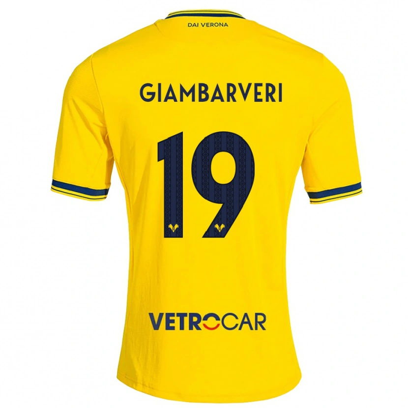 DanxenレディースMattia Giambarveri#19イエロー レッドアウェイシャツ2026/27ジャージーユニフォーム