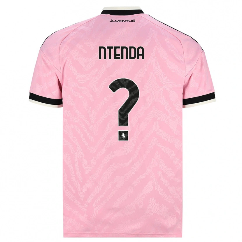 DanxenレディースJean-Claude Ntenda#0ピンク ブラックアウェイシャツ2026/27ジャージーユニフォーム