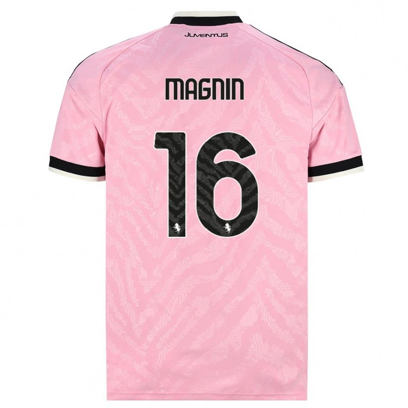 Danxenレディースポーリーヌ・ペロー＝マニャン#16ピンク ブラックアウェイシャツ2026/27ジャージーユニフォーム