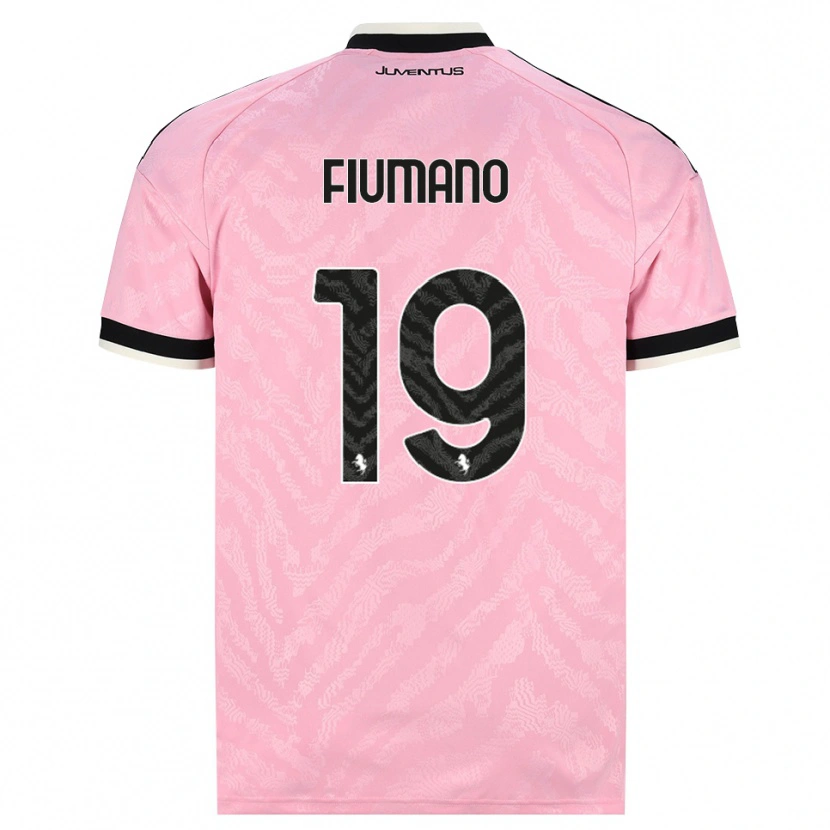Danxenレディースフィリッポ・フィウマーノ#19ピンク ブラックアウェイシャツ2026/27ジャージーユニフォーム