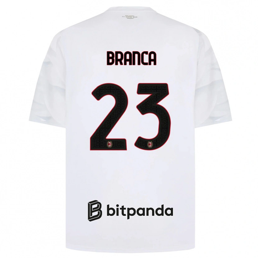 Danxenレディースシモーネ・ブランカ#23ホワイト レッド ブラックアウェイシャツ2026/27ジャージーユニフォーム