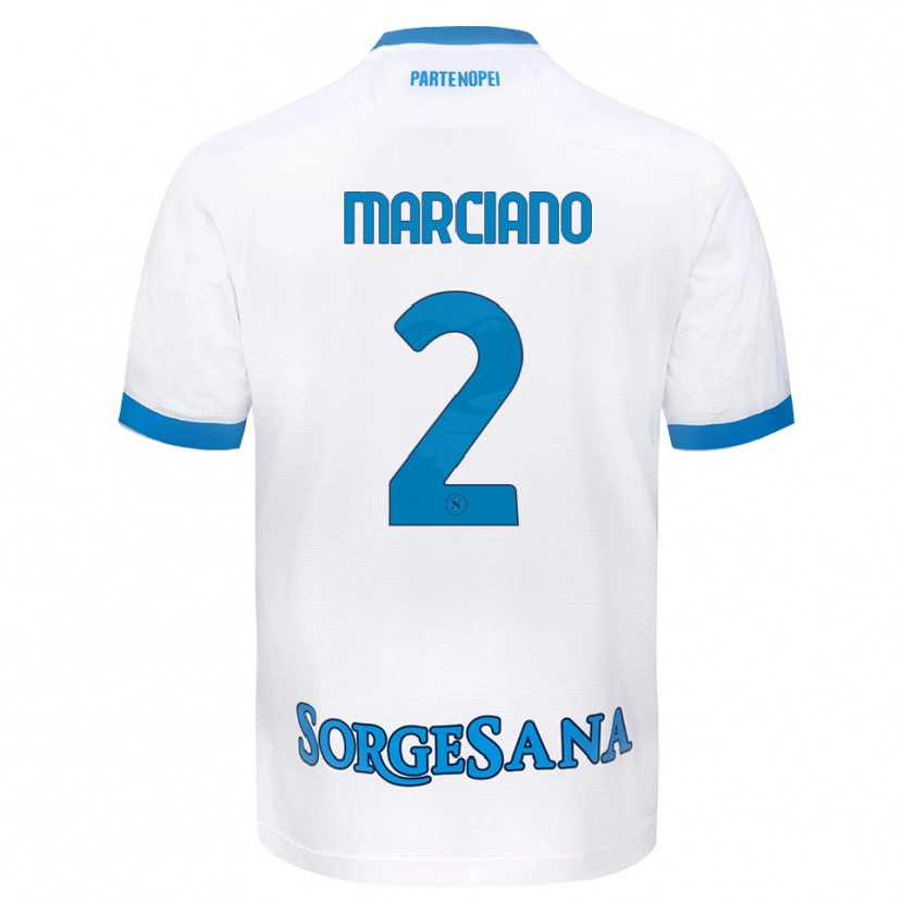 DanxenレディースGiovanni Marciano#2ホワイト スカイブルーアウェイシャツ2026/27ジャージーユニフォーム