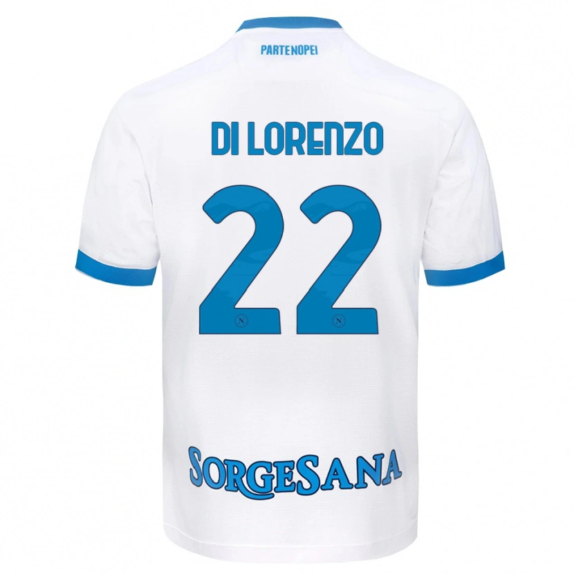 Danxenレディースジョバンニ・ディ・ロレンツォ#22ホワイト スカイブルーアウェイシャツ2026/27ジャージーユニフォーム