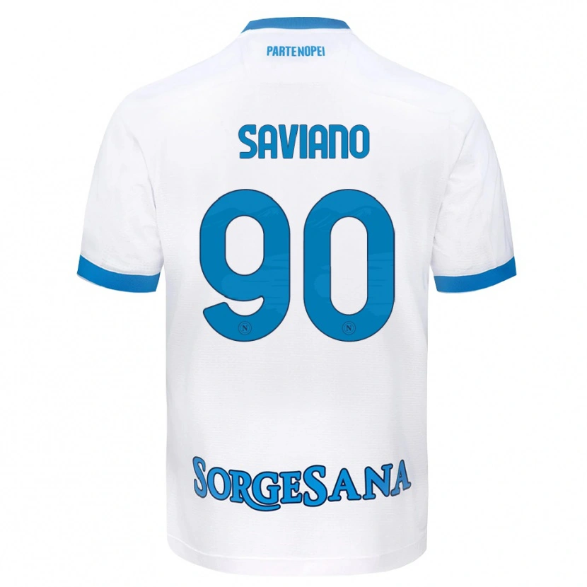 DanxenレディースRaffaele Saviano#90ホワイト スカイブルーアウェイシャツ2026/27ジャージーユニフォーム