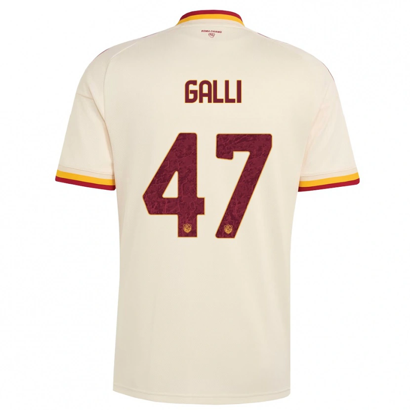 DanxenレディースGiulia Galli#47シャンパン レッド イエローアウェイシャツ2026/27ジャージーユニフォーム