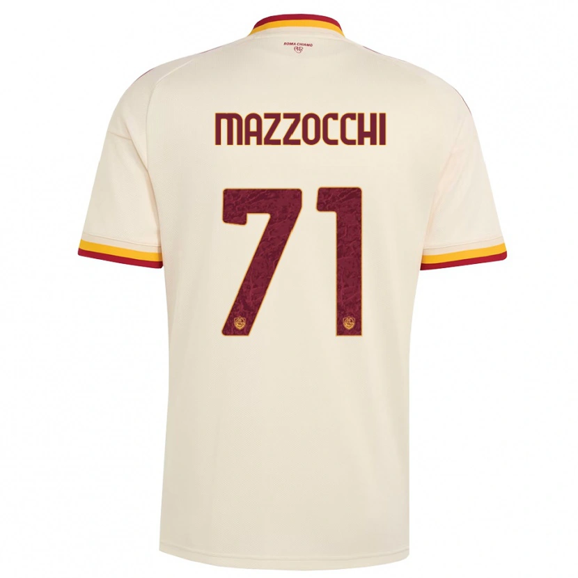 DanxenレディースGiulia Mazzocchi#71シャンパン レッド イエローアウェイシャツ2026/27ジャージーユニフォーム