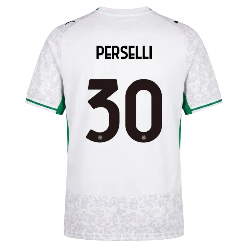 DanxenレディースManuela Perselli#30ホワイト ブラック グリーンアウェイシャツ2026/27ジャージーユニフォーム