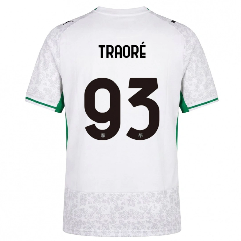 DanxenレディースKadidia Traoré#93ホワイト ブラック グリーンアウェイシャツ2026/27ジャージーユニフォーム