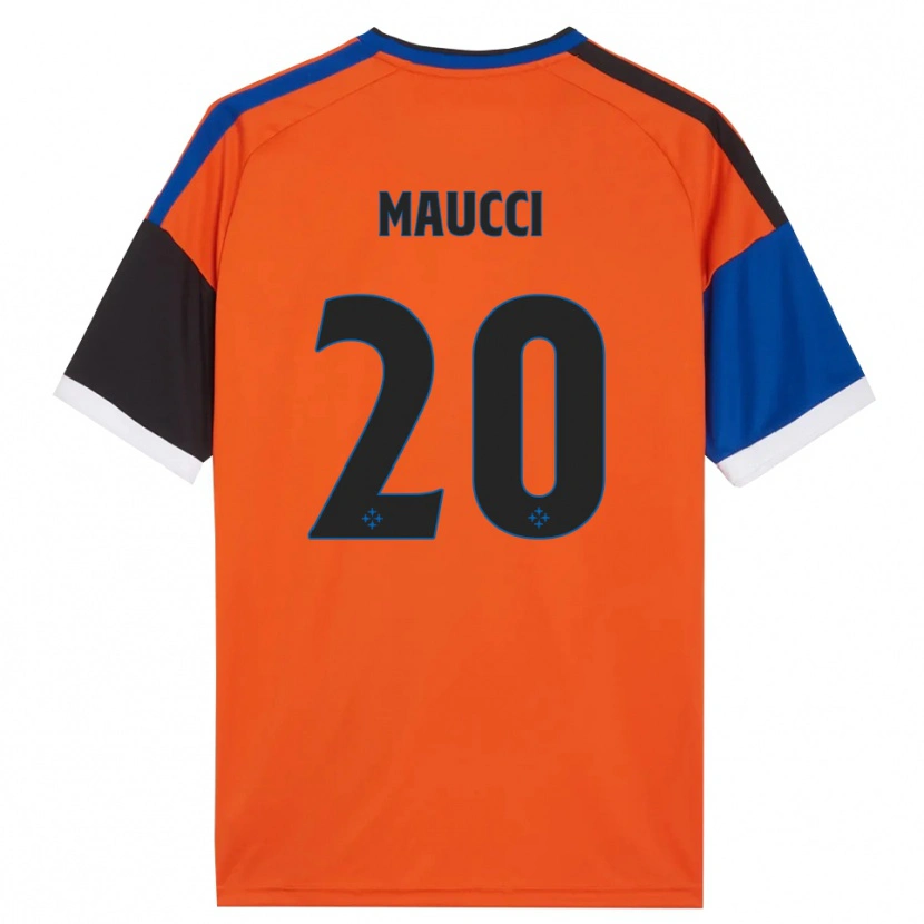 DanxenレディースGiacomo Maucci#20オレンジ ブルー ブラック ホワイトアウェイシャツ2026/27ジャージーユニフォーム