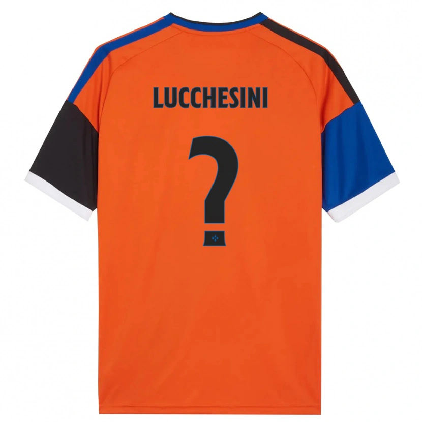 DanxenレディースFrancesco Lucchesini#0オレンジ ブルー ブラック ホワイトアウェイシャツ2026/27ジャージーユニフォーム