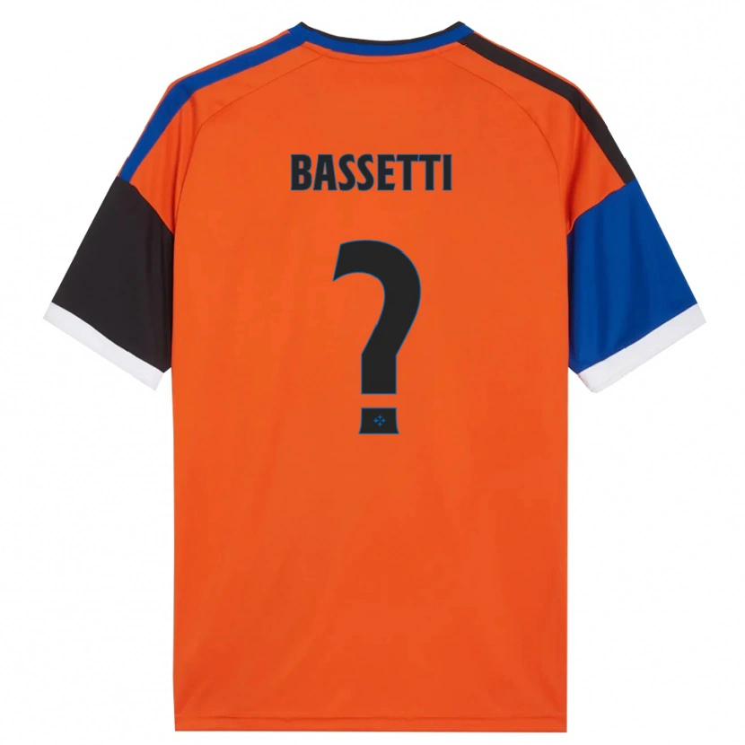 DanxenレディースGiovanni Bassetti#0オレンジ ブルー ブラック ホワイトアウェイシャツ2026/27ジャージーユニフォーム