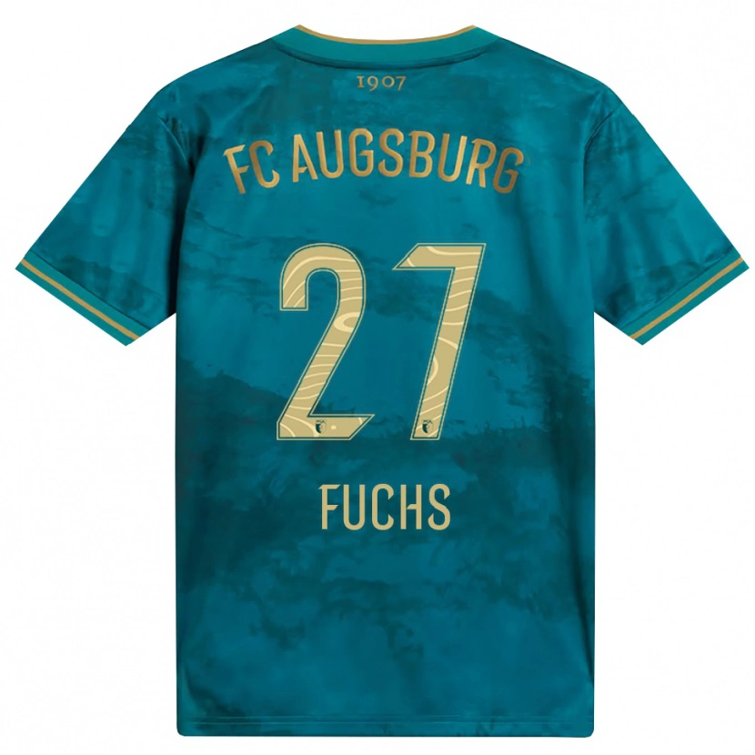 DanxenレディースNina Fuchs#27グリーン ブラウンアウェイシャツ2026/27ジャージーユニフォーム