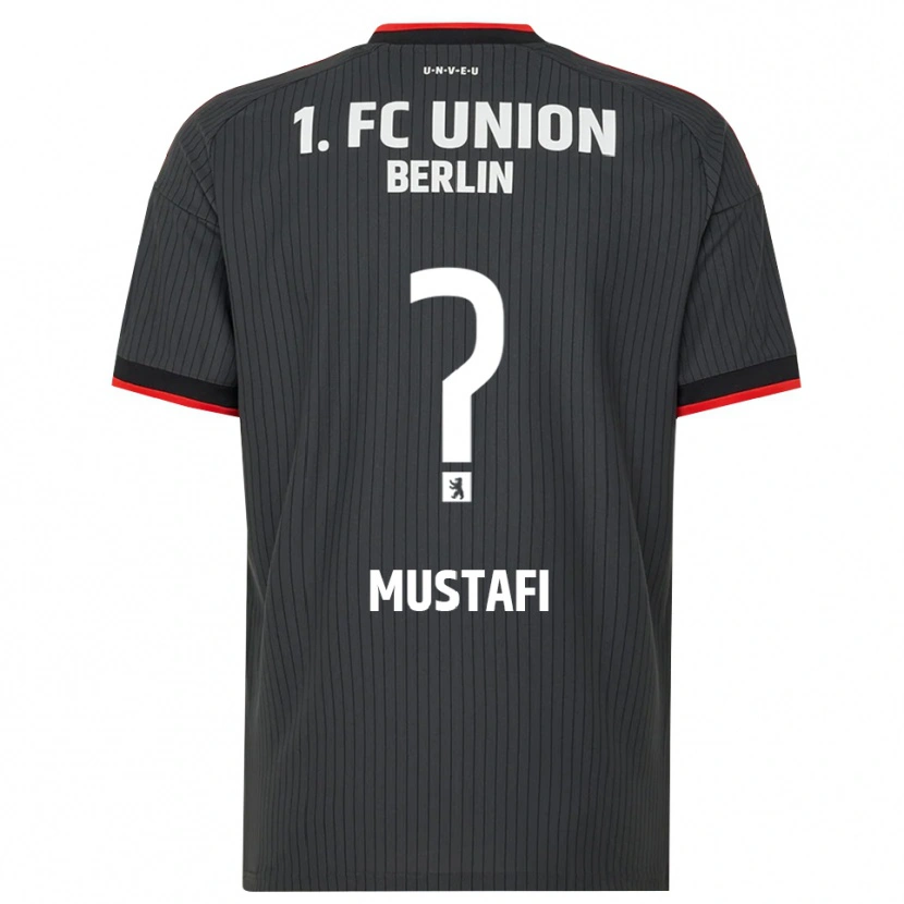 DanxenレディースAdel Mustafi#0ブラック ホワイトレッドアウェイシャツ2026/27ジャージーユニフォーム