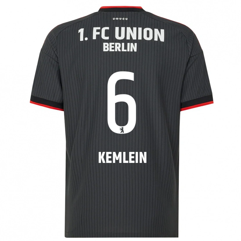 DanxenレディースAljoscha Kemlein#6ブラック ホワイトレッドアウェイシャツ2026/27ジャージーユニフォーム