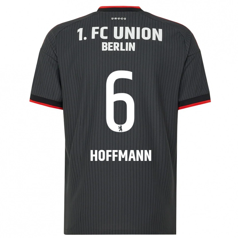 DanxenレディースFinn Hoffmann#6ブラック ホワイトレッドアウェイシャツ2026/27ジャージーユニフォーム