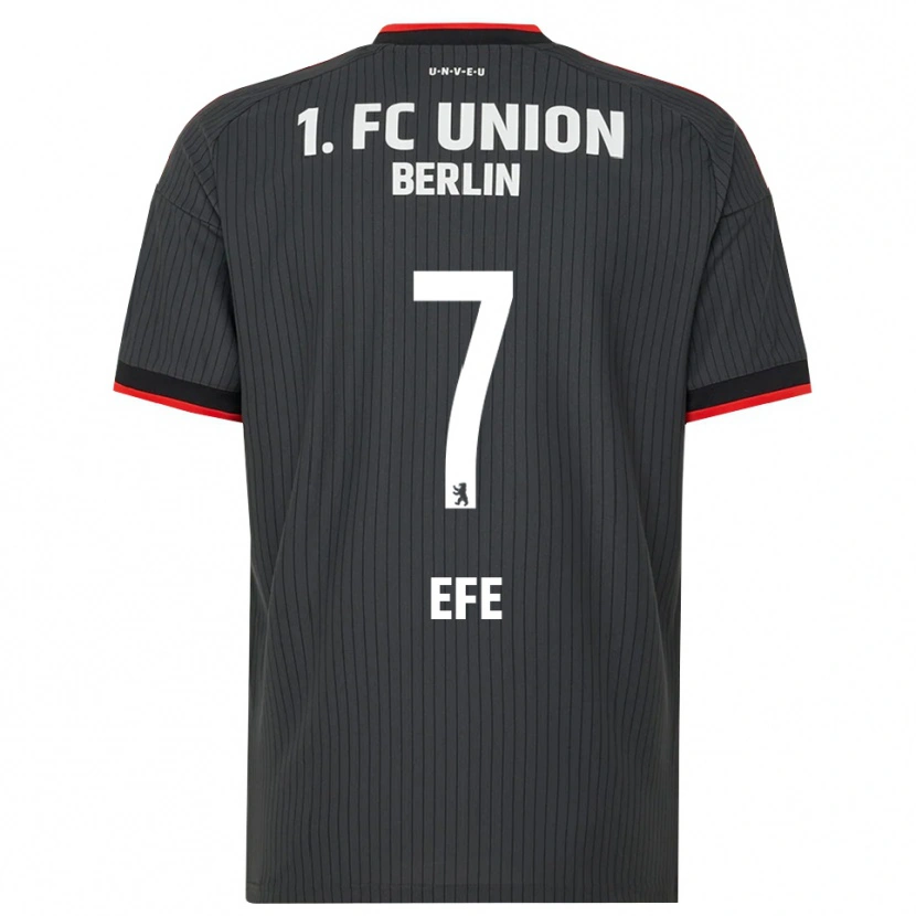 DanxenレディースBaran Efe#7ブラック ホワイトレッドアウェイシャツ2026/27ジャージーユニフォーム