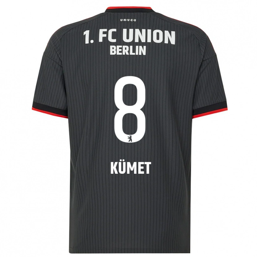 DanxenレディースHewal Kümet#8ブラック ホワイトレッドアウェイシャツ2026/27ジャージーユニフォーム