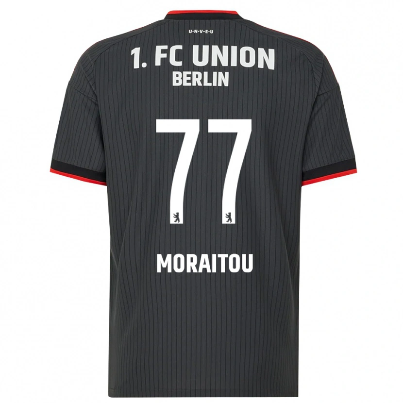 DanxenレディースAthanasia Moraitou#77ブラック ホワイトレッドアウェイシャツ2026/27ジャージーユニフォーム