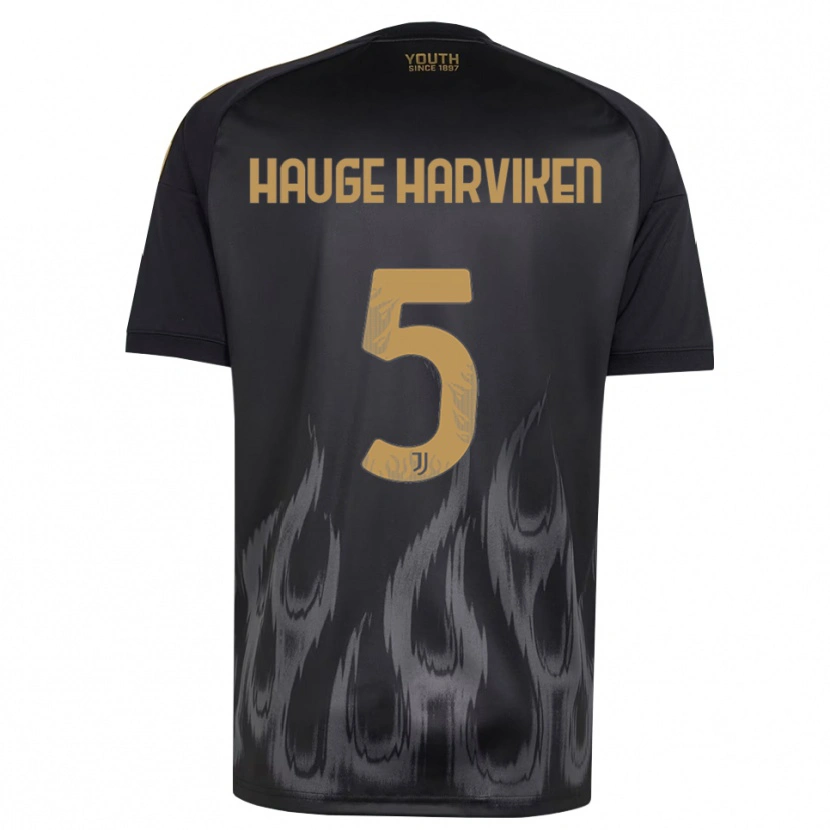Danxenレディースマティルド・ハーヴィケン#5ブラック ブラウンサードユニフォームシャツ2026/27ジャージーユニフォーム
