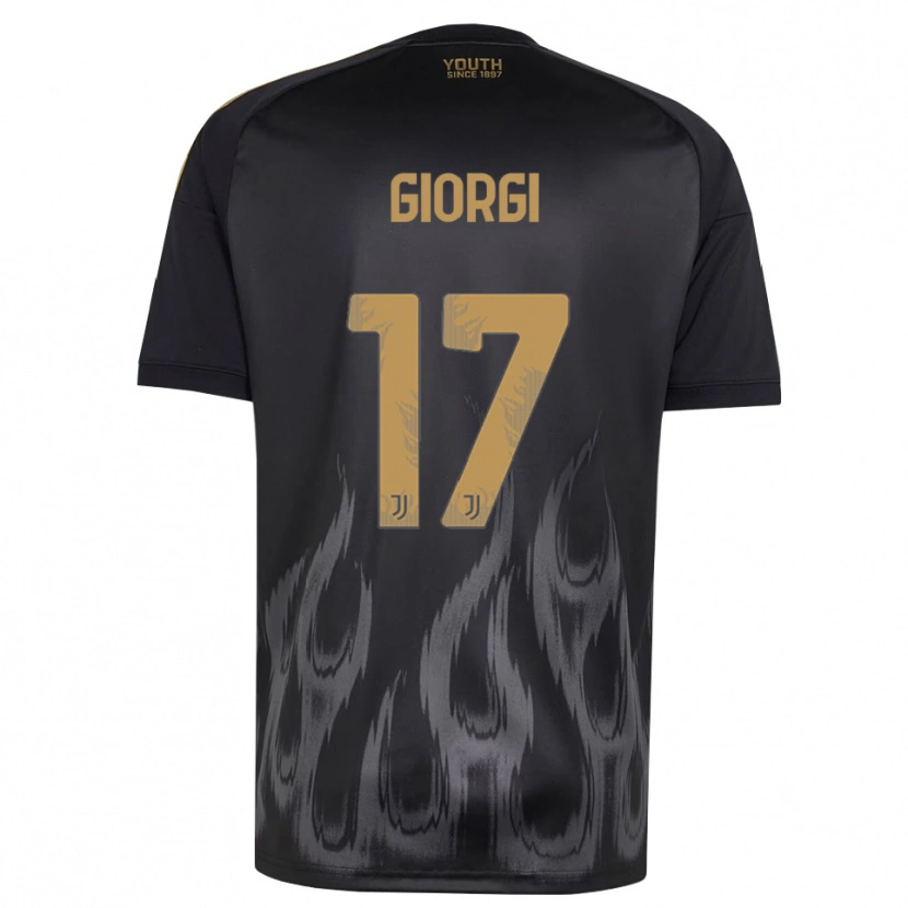 Danxenレディースロレンツォ・ジョルジ#17ブラック ブラウンサードユニフォームシャツ2026/27ジャージーユニフォーム