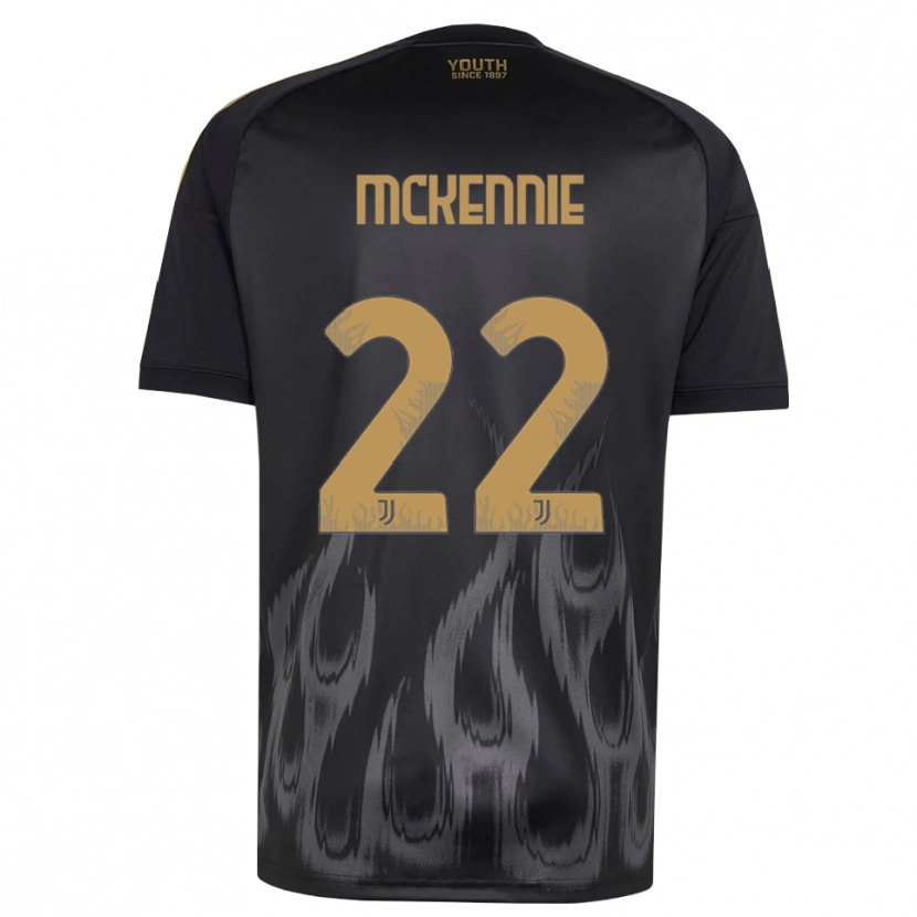Danxenレディースウェストン・マケニー #22ブラック ブラウンサードユニフォームシャツ2026/27ジャージーユニフォーム