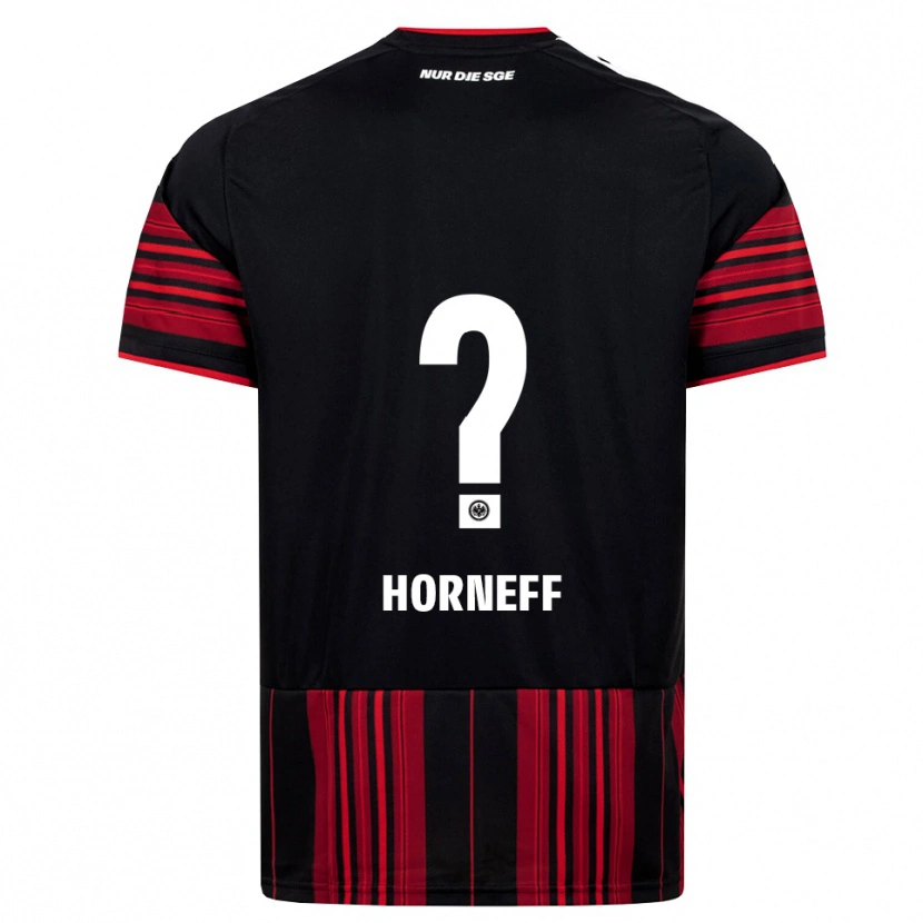 DanxenキッズLennon Horneff#0ブラック レッド ホワイトホームシャツ2026/27ジャージーユニフォーム