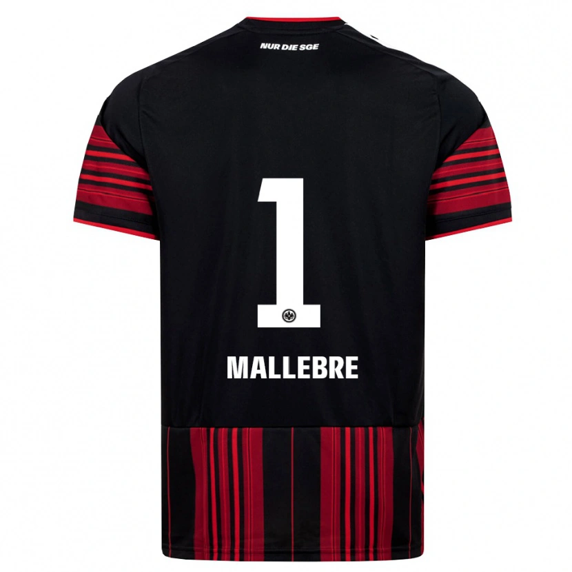 DanxenキッズAaron Mallebre#1ブラック レッド ホワイトホームシャツ2026/27ジャージーユニフォーム