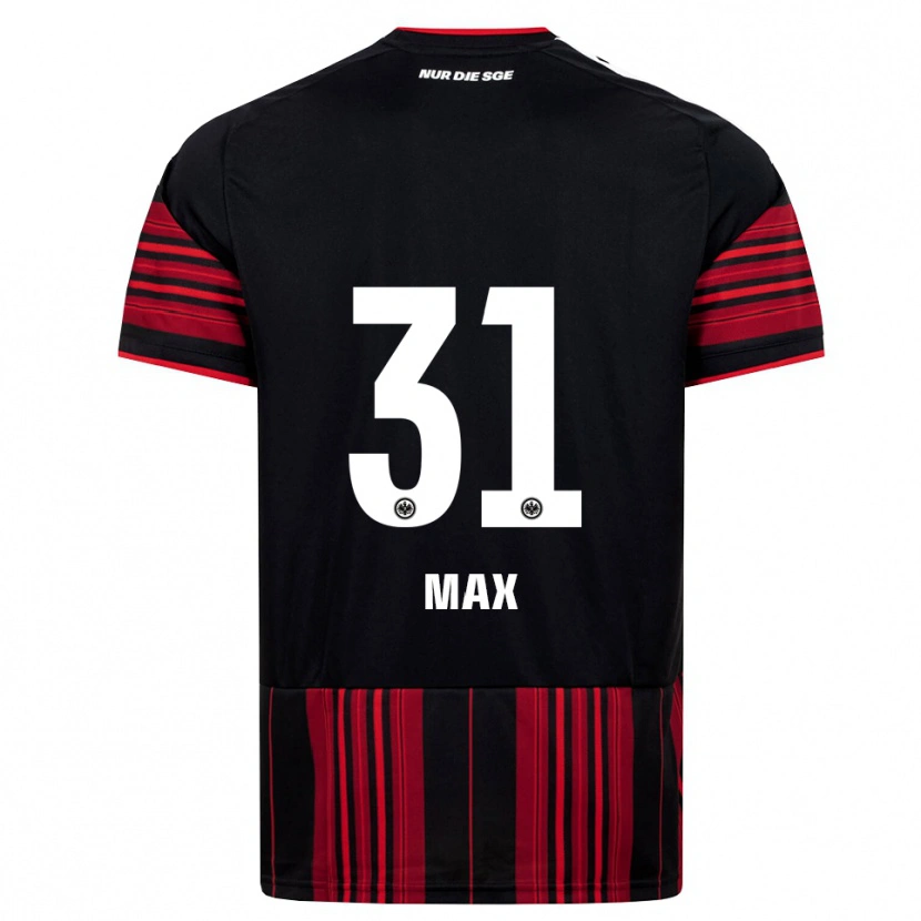 Danxenキッズフィリップ・マックス#31ブラック レッド ホワイトホームシャツ2026/27ジャージーユニフォーム